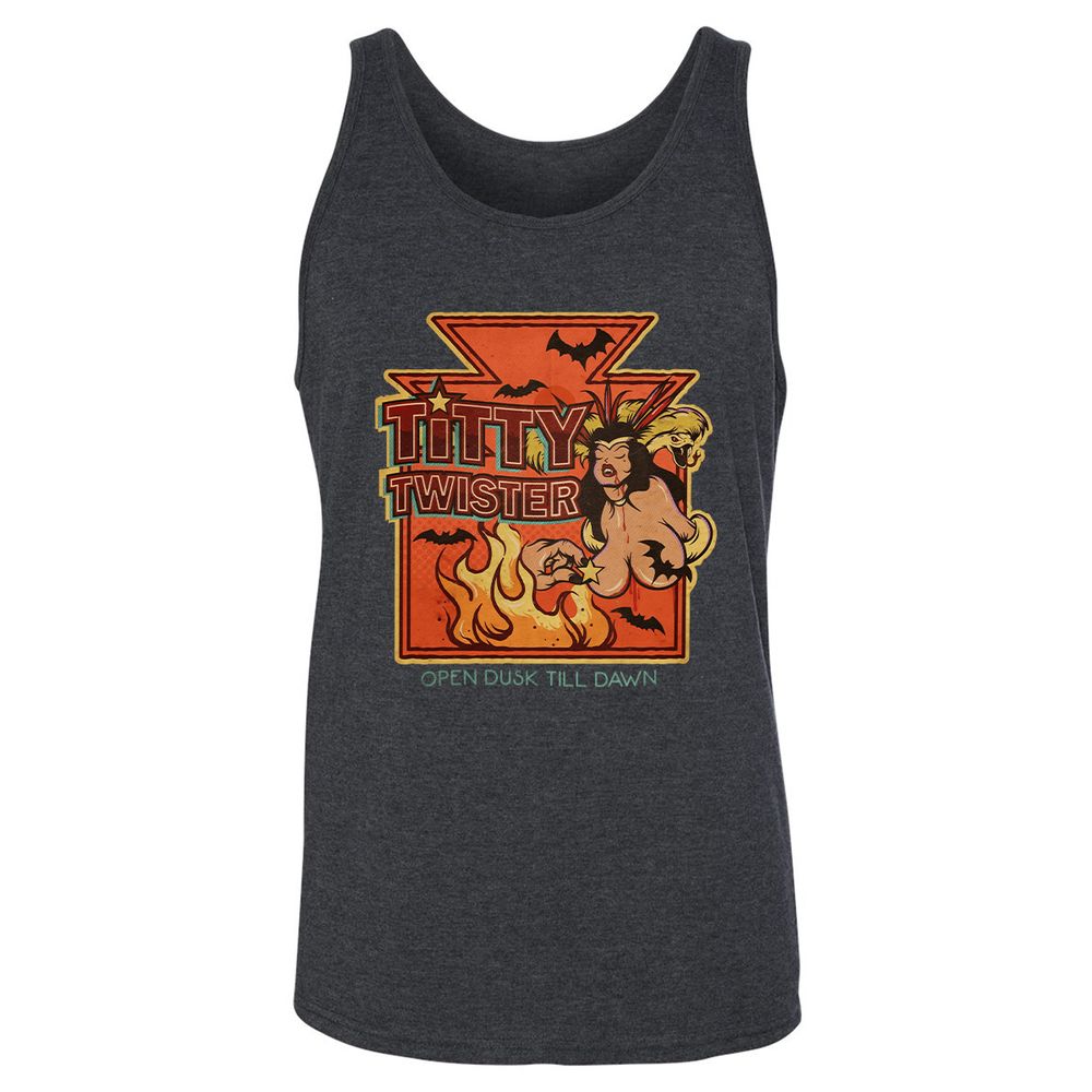 Unisex Jersey Tank - 11ESDJ2C - Dark Grey Heather - 6