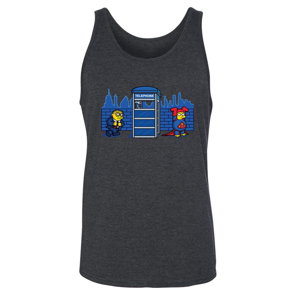 Unisex Jersey Tank - BLCZXYSP - Dark Grey Heather - 6