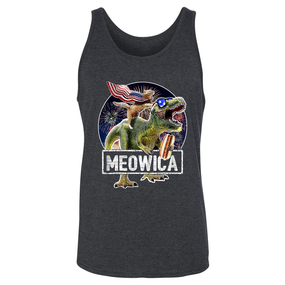 Unisex Jersey Tank - BPCB7HH8 - Dark Grey Heather - 6