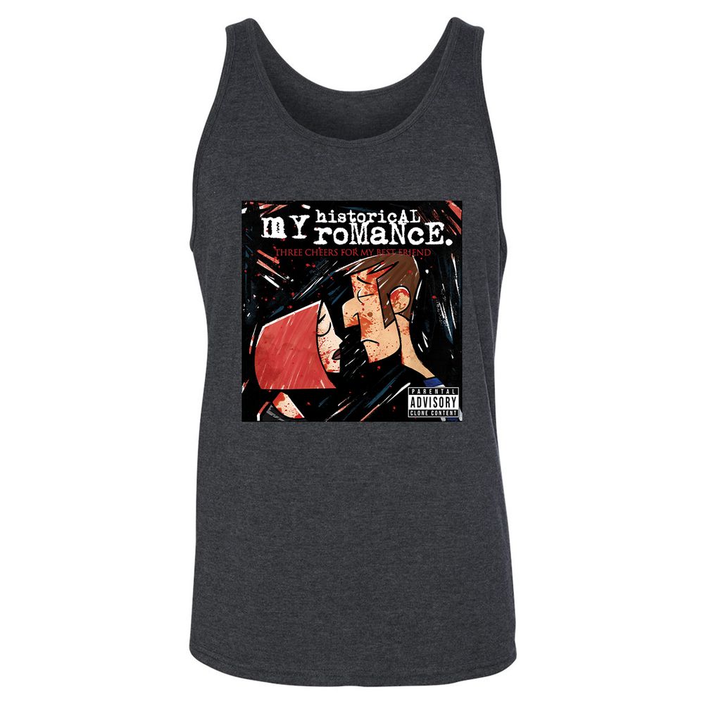 Unisex Jersey Tank - B3GSVNWE - Dark Grey Heather - 6