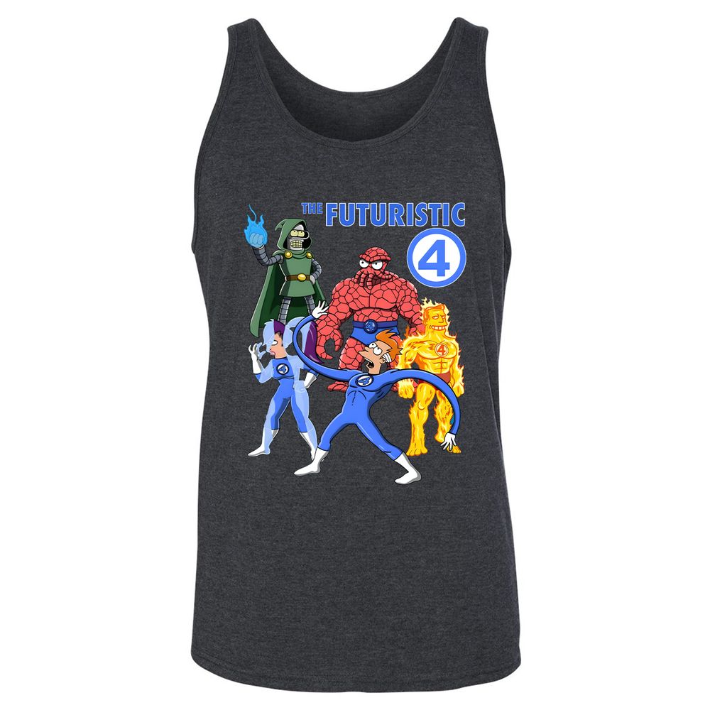 Unisex Jersey Tank - 6VNEZXRC - Dark Grey Heather - 6