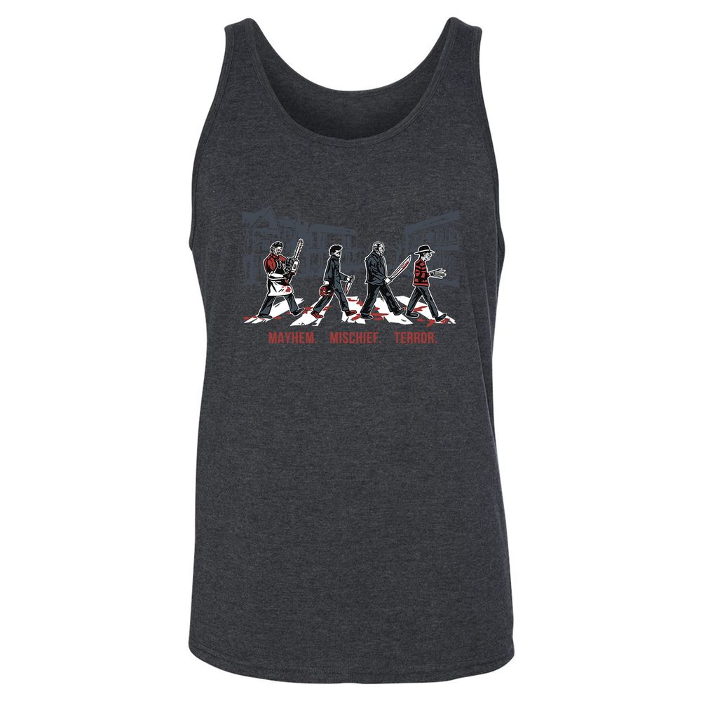 Unisex Jersey Tank - PMQZC27Z - Dark Grey Heather - 6