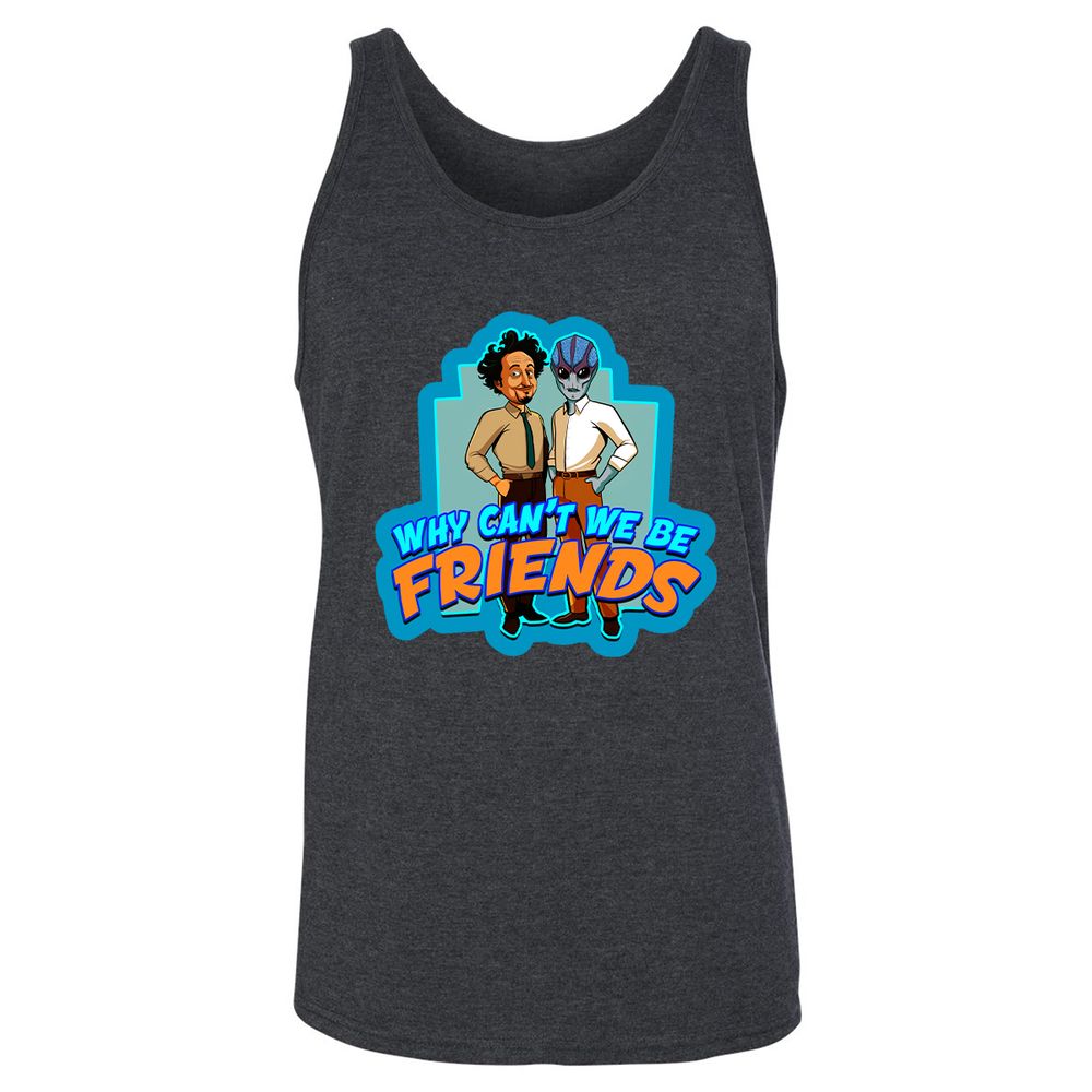 Unisex Jersey Tank - FUGSD9L1 - Dark Grey Heather - 6