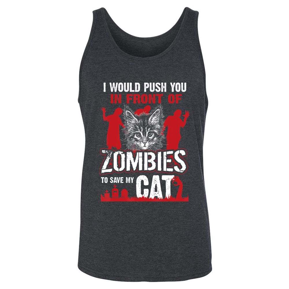 Unisex Jersey Tank - NMT9W4B4 - Dark Grey Heather - 6