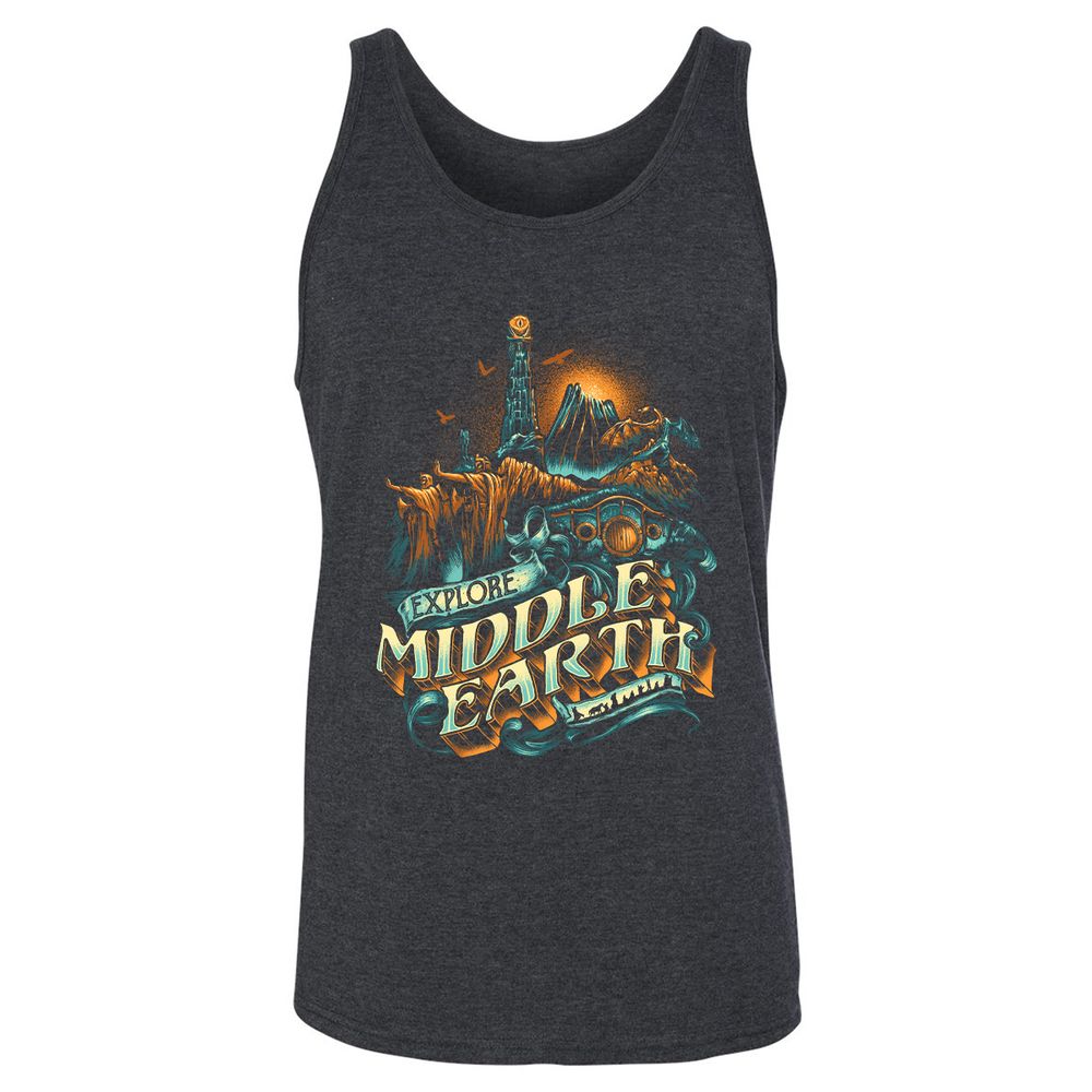 Unisex Jersey Tank - K9TESPDS - Dark Grey Heather - 6