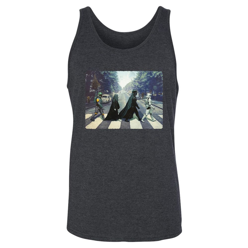 Unisex Jersey Tank - JCNPEPUN - Dark Grey Heather - 6