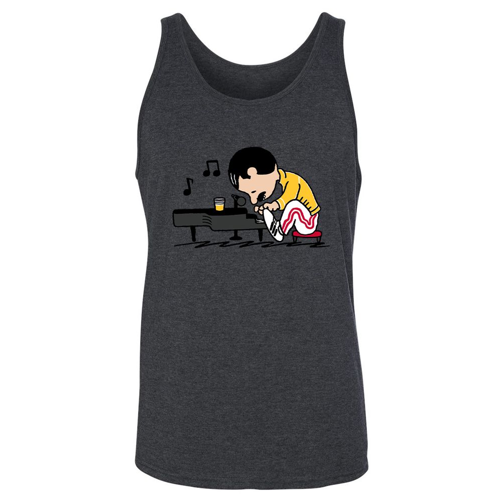Unisex Jersey Tank - 6L67D24Y - Dark Grey Heather - 6