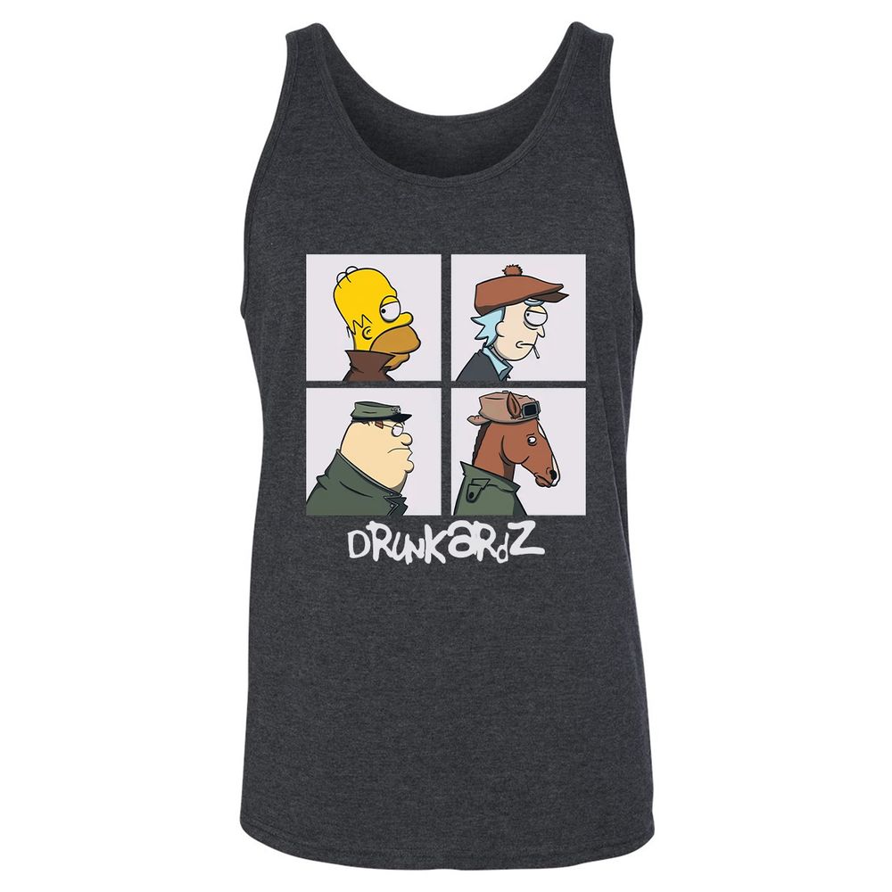 Unisex Jersey Tank - JLQU6SEX - Dark Grey Heather - 6