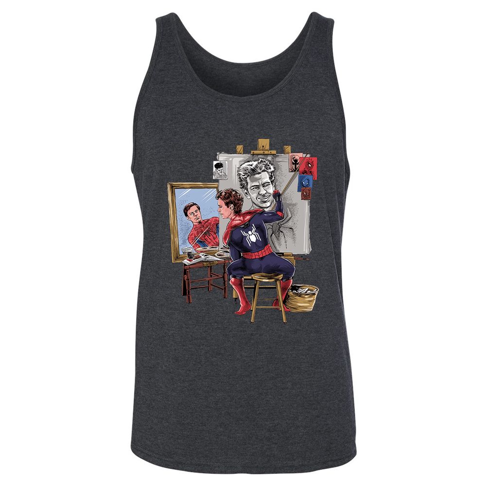 Unisex Jersey Tank - 1V76TKB1 - Dark Grey Heather - 6