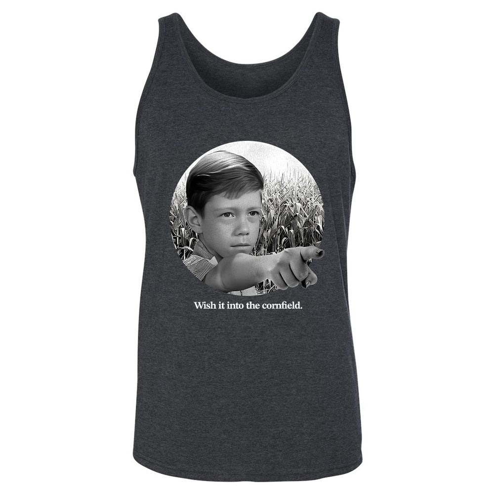 Wish It Into The Cornfield - Dark Grey Heather - 6