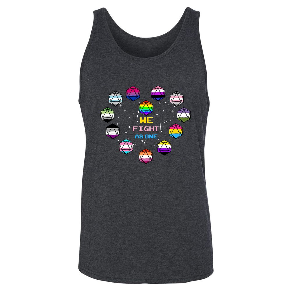 Unisex Jersey Tank - HA44C1MY - Dark Grey Heather - 6
