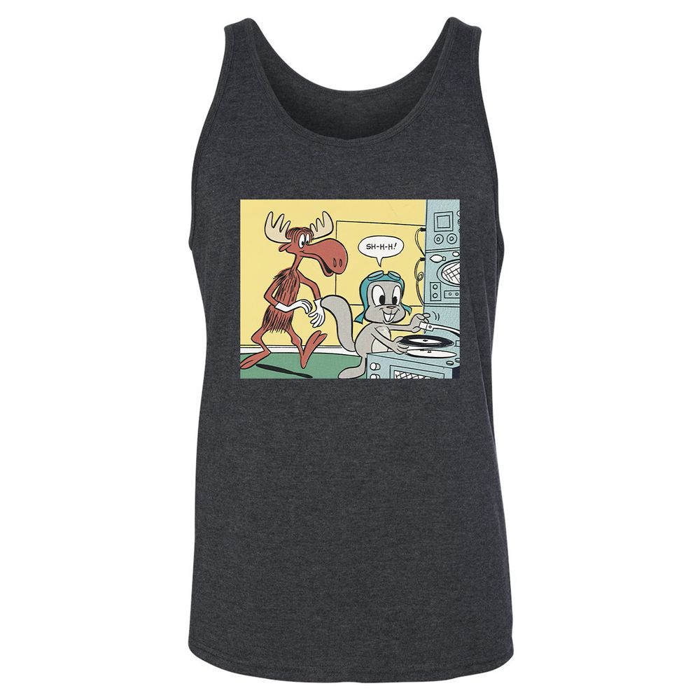 Unisex Jersey Tank - QP67AM9Q - Dark Grey Heather - 6