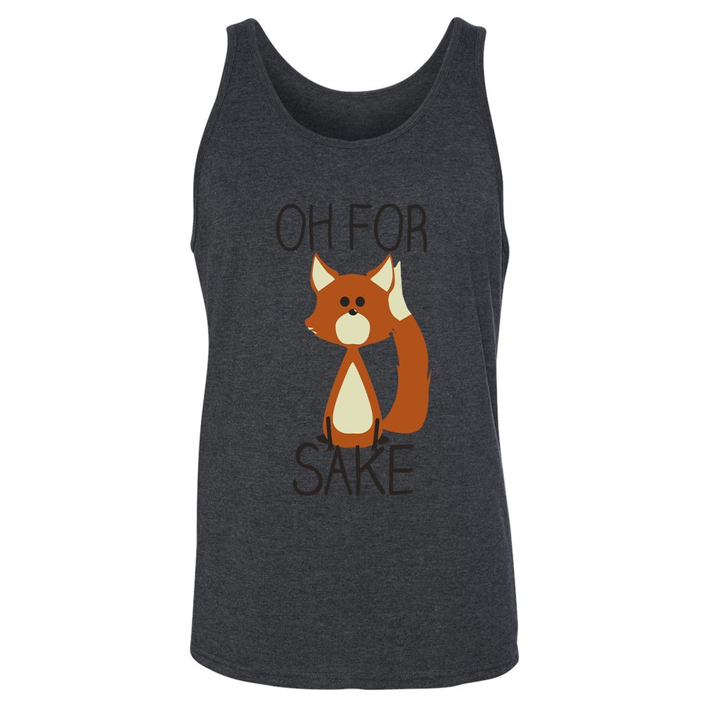 Unisex Jersey Tank - 4QUQG7D4 - Dark Grey Heather - 6
