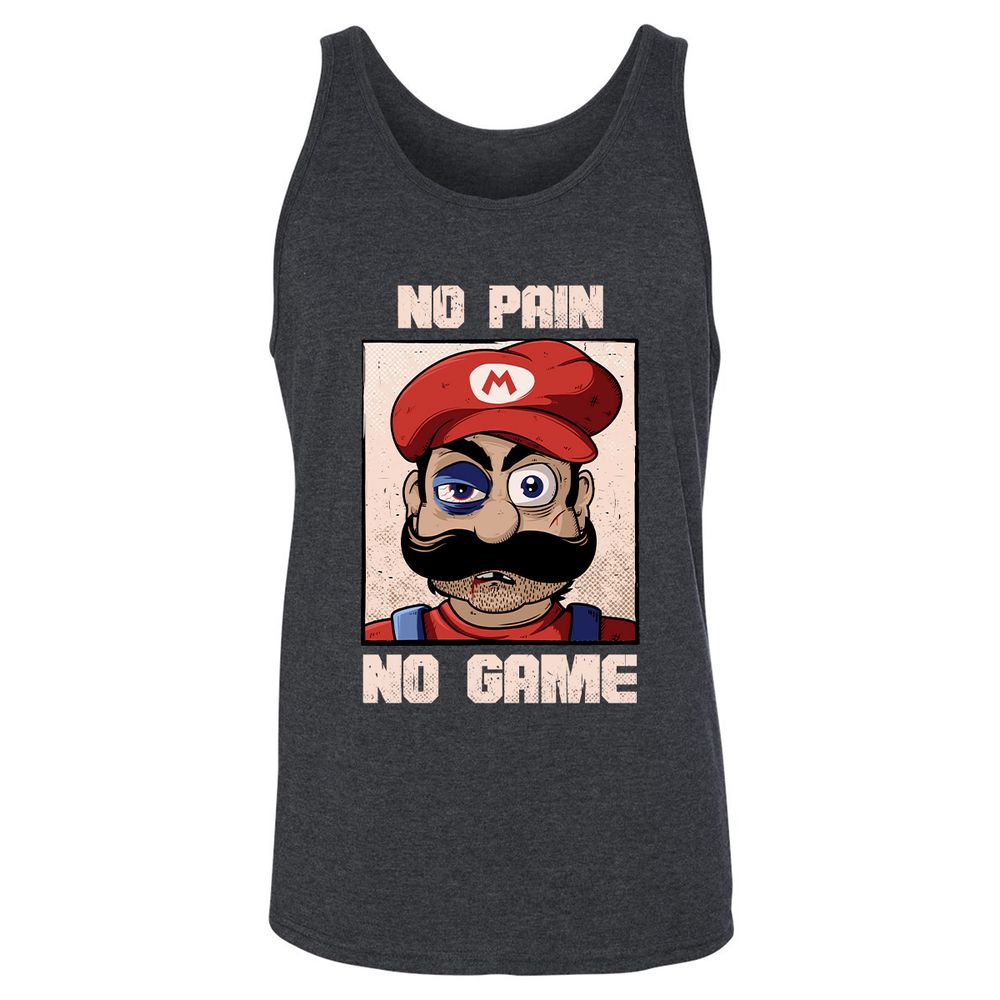 Unisex Jersey Tank - U31E366W - Dark Grey Heather - 6