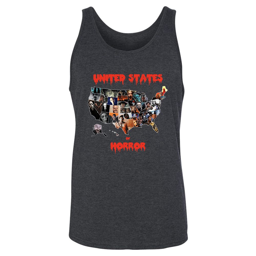 Unisex Jersey Tank - NZL7RLXS - Dark Grey Heather - 6
