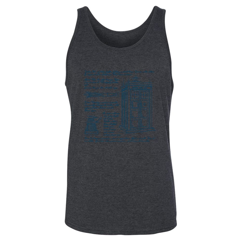 Unisex Jersey Tank - G2SJ812X - Dark Grey Heather - 6