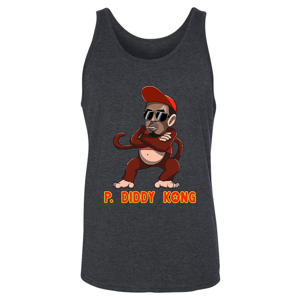 Unisex Jersey Tank - EVD2BQXC - Dark Grey Heather - 6