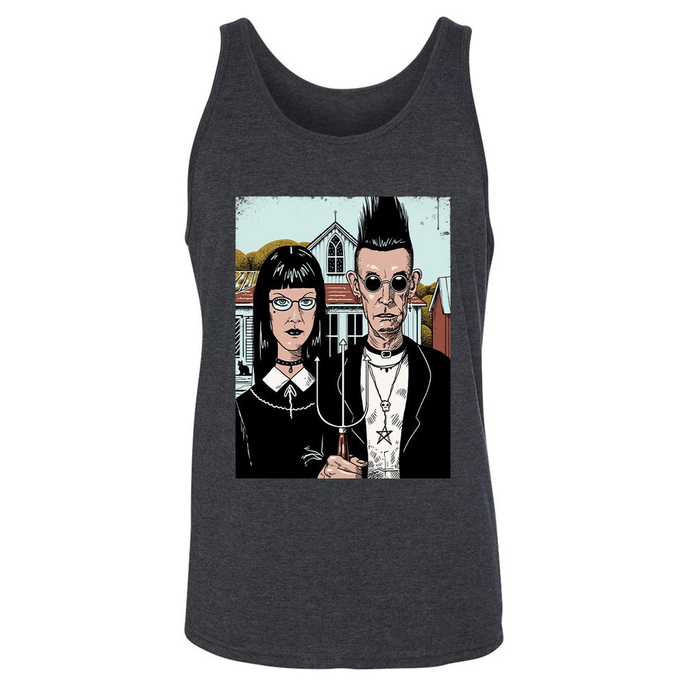 Unisex Jersey Tank - 5931P7P9 - Dark Grey Heather - 6