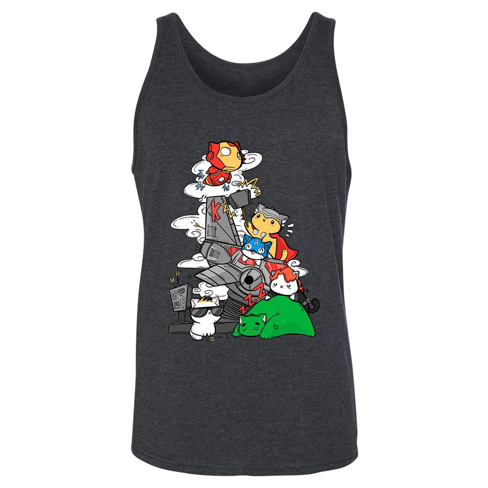 Unisex Jersey Tank - AGFLU1T7 - Dark Grey Heather - 6