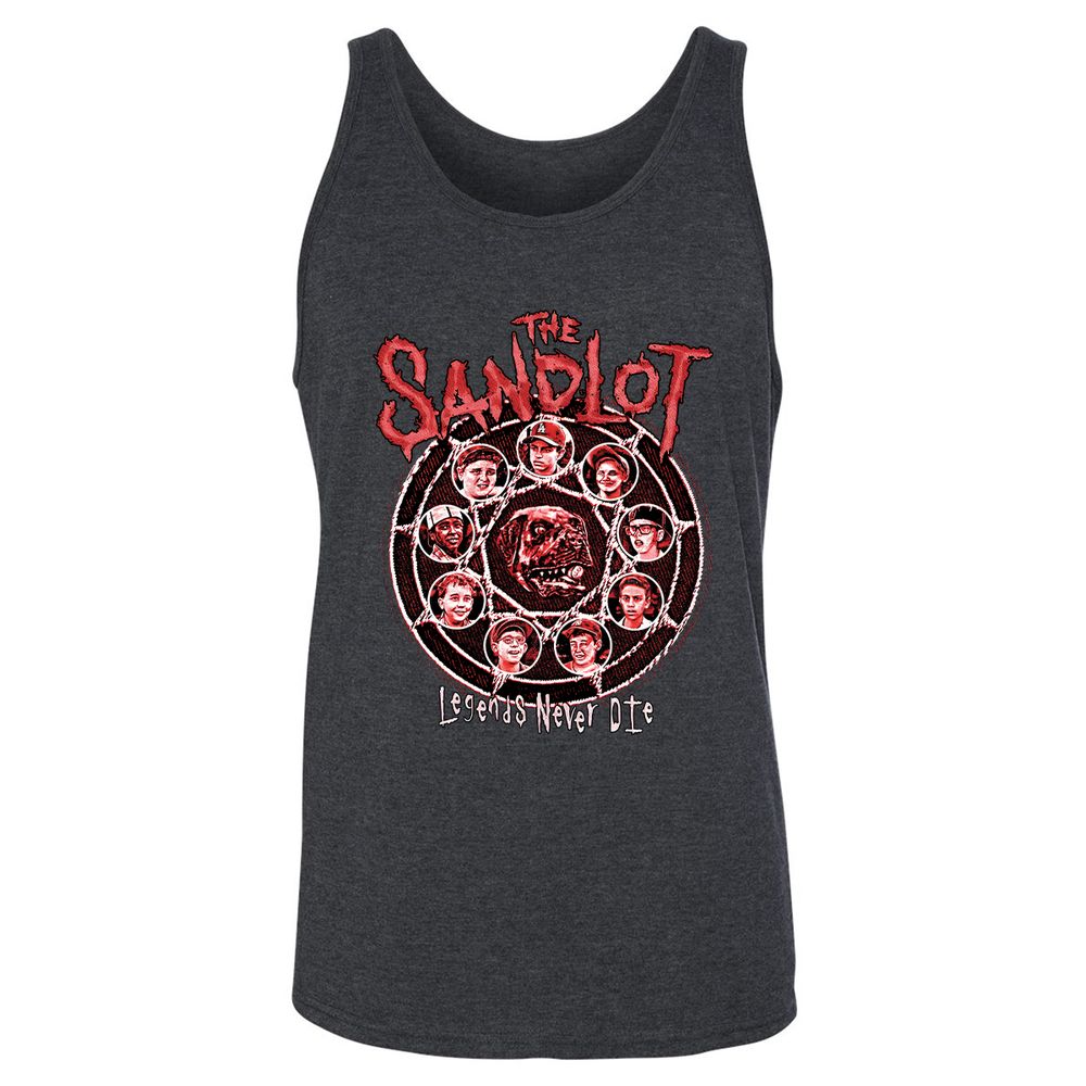 Unisex Jersey Tank - DJSHL549 - Dark Grey Heather - 6