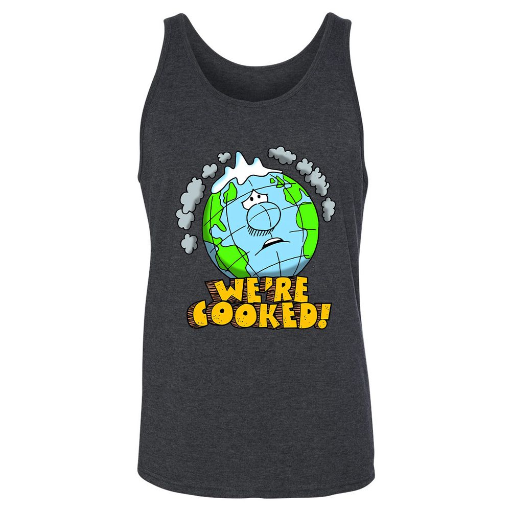 Unisex Jersey Tank - L4KBXNT5 - Dark Grey Heather - 6
