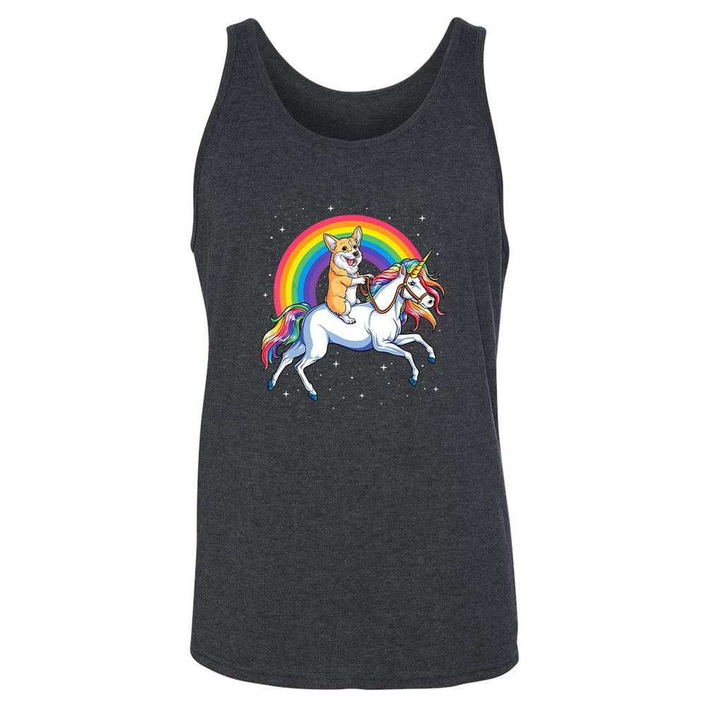 Unisex Jersey Tank - TJVU2TA5 - Dark Grey Heather - 6
