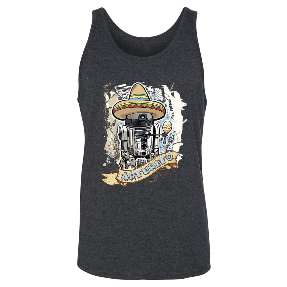 Unisex Jersey Tank - 631UWBMN - Dark Grey Heather - 6