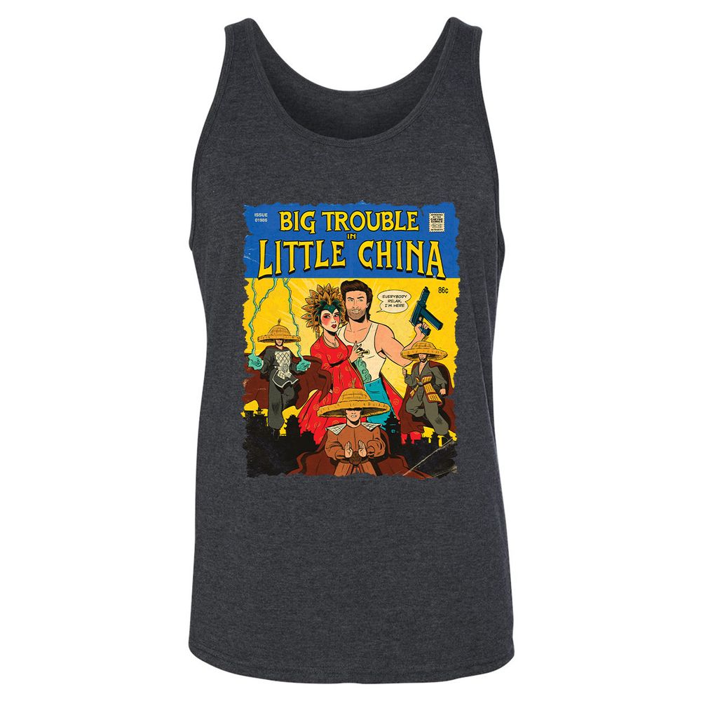 Unisex Jersey Tank - NS8L596E - Dark Grey Heather - 6