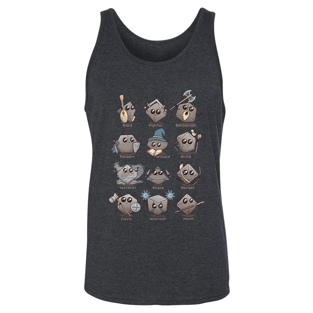 Unisex Jersey Tank - XG422SRC - Dark Grey Heather - 6