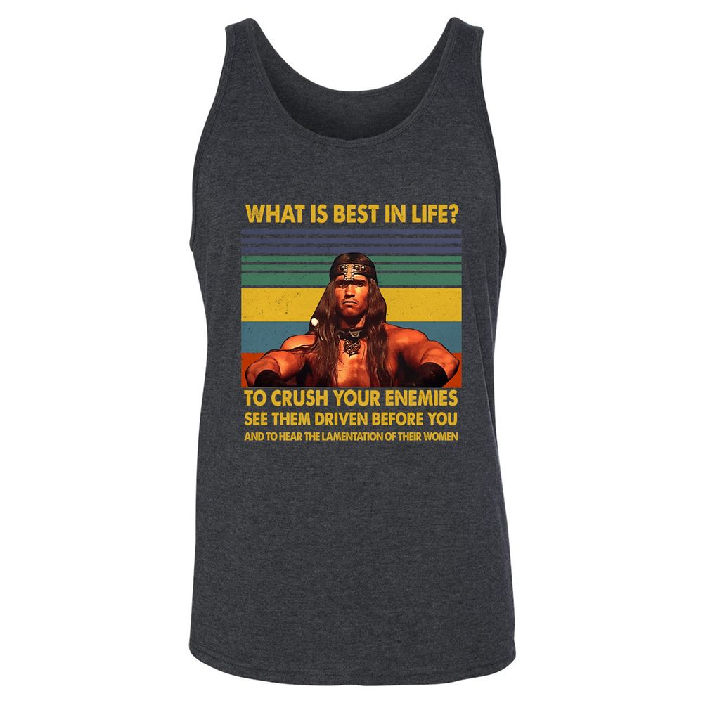 Unisex Jersey Tank - D4KB4YDR - Dark Grey Heather - 6