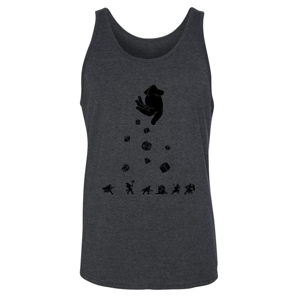Unisex Jersey Tank - YVLBUXE6 - Dark Grey Heather - 6