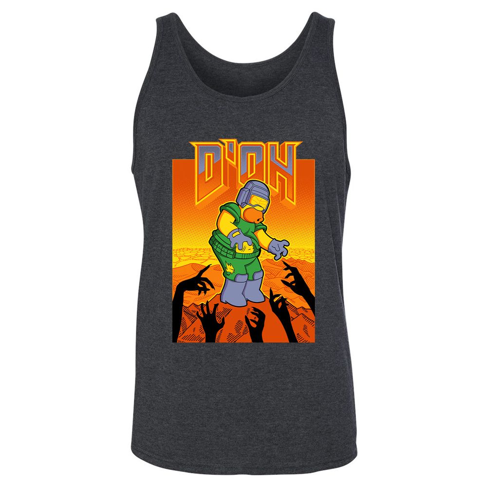 Unisex Jersey Tank - FJX2CH25 - Dark Grey Heather - 6