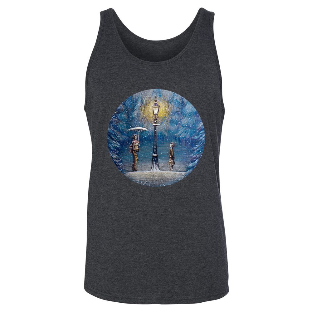 Unisex Jersey Tank - U6QP4DLT - Dark Grey Heather - 6