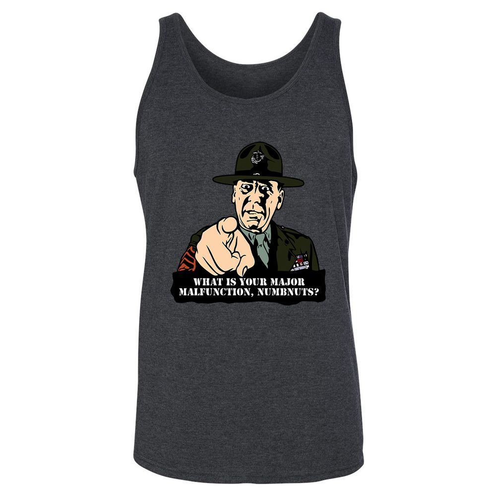 Unisex Jersey Tank - 3M1RJ74V - Dark Grey Heather - 6