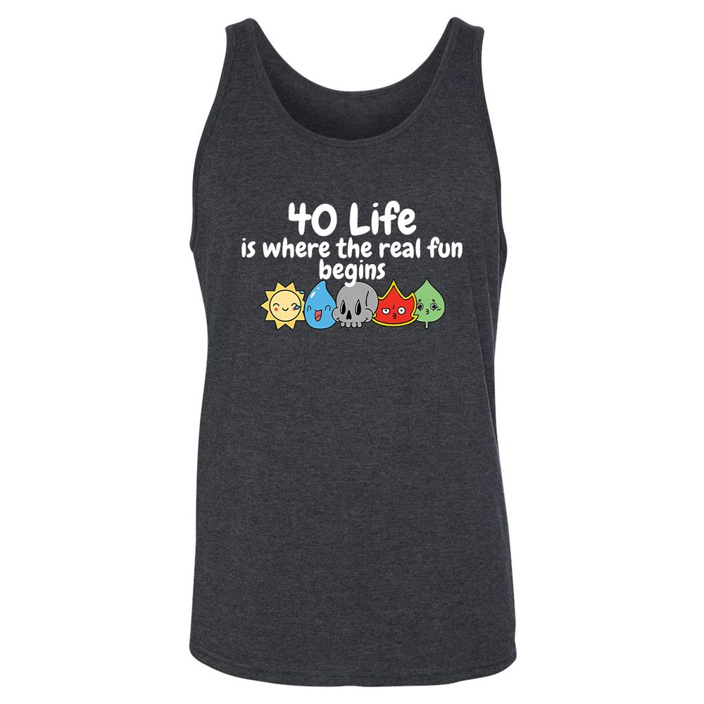 Unisex Jersey Tank - YMJ49PG1 - Dark Grey Heather - 6