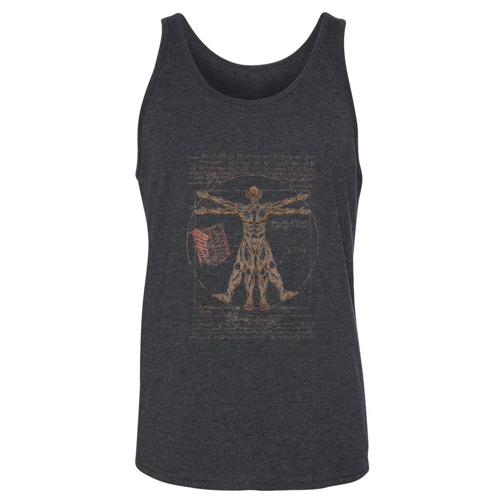 Unisex Jersey Tank - XXXHLWBJ - Dark Grey Heather - 6