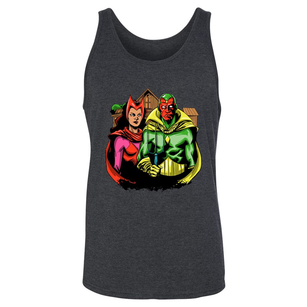 Unisex Jersey Tank - U64CUP2L - Dark Grey Heather - 6