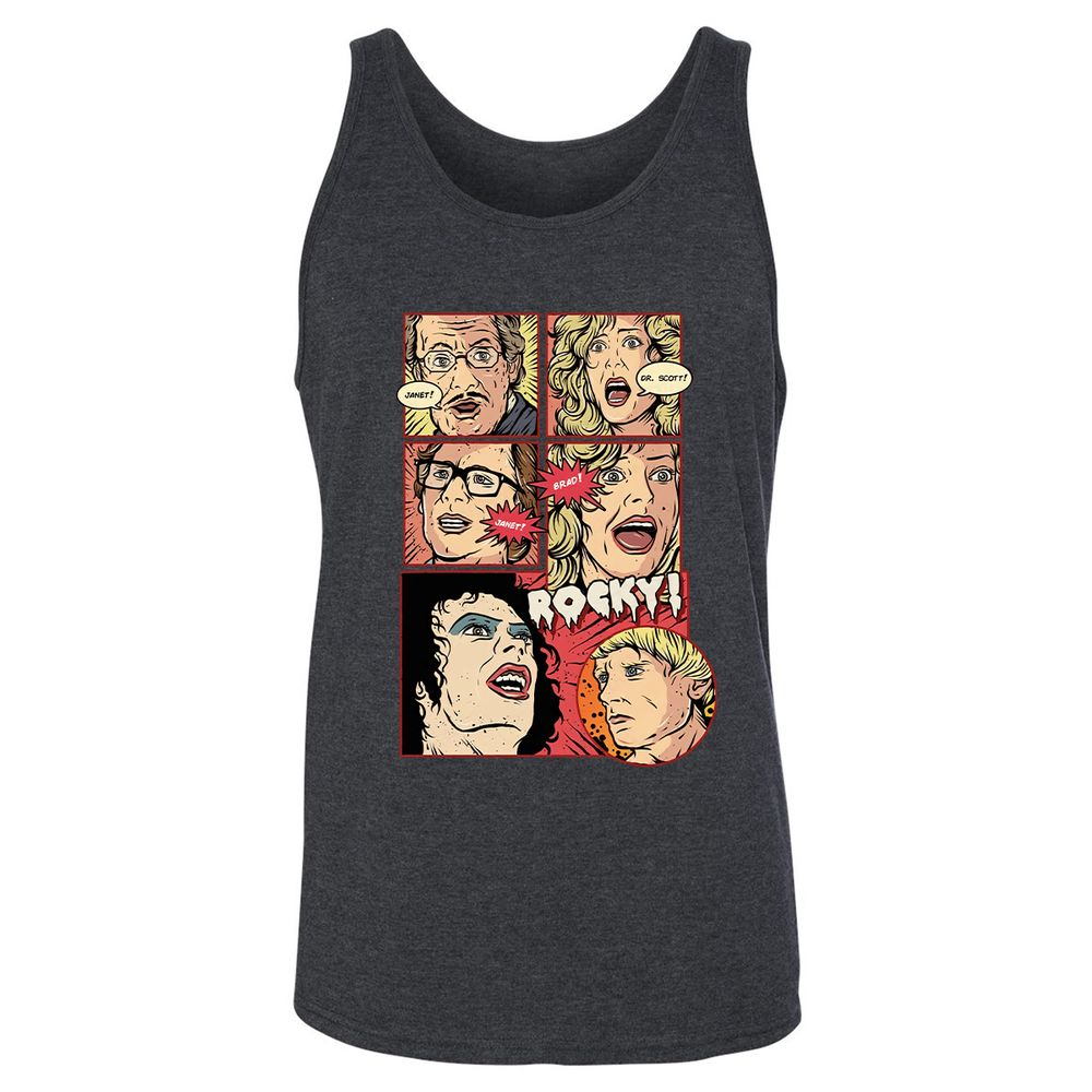 Unisex Jersey Tank - 1FK4CVH8 - Dark Grey Heather - 6