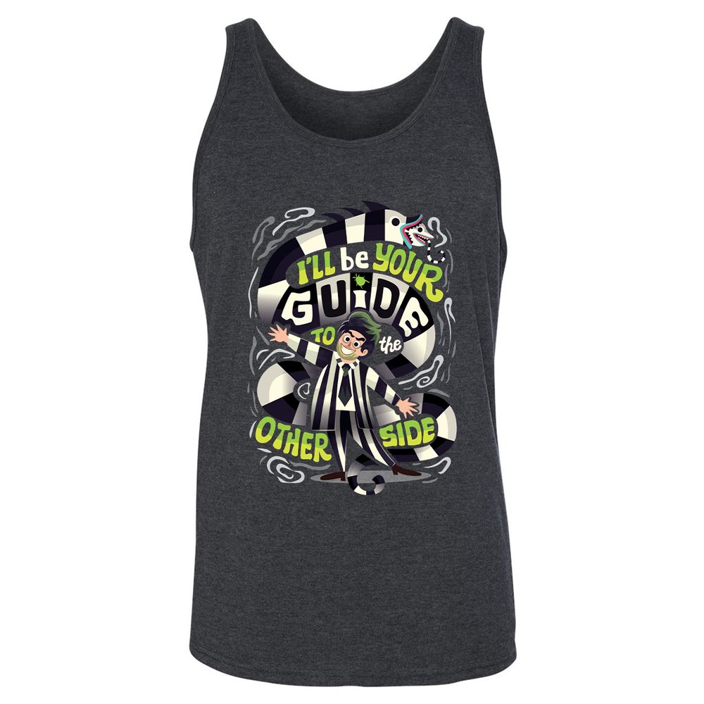 Unisex Jersey Tank - JLCDAPDJ - Dark Grey Heather - 6