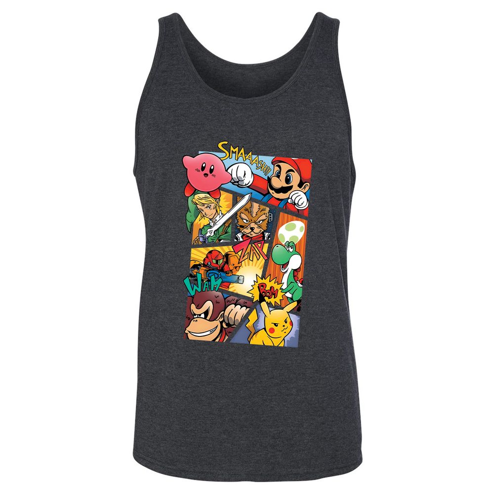 Unisex Jersey Tank - JSJ99E82 - Dark Grey Heather - 6