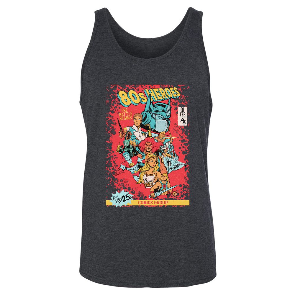 Unisex Jersey Tank - NTD8QGL3 - Dark Grey Heather - 6