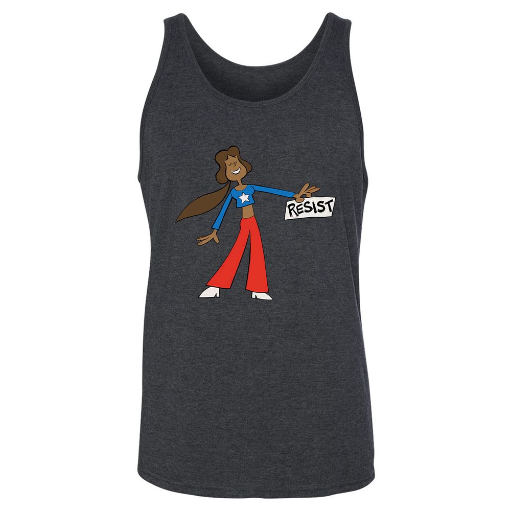 Unisex Jersey Tank - 7E2MV134 - Dark Grey Heather - 6
