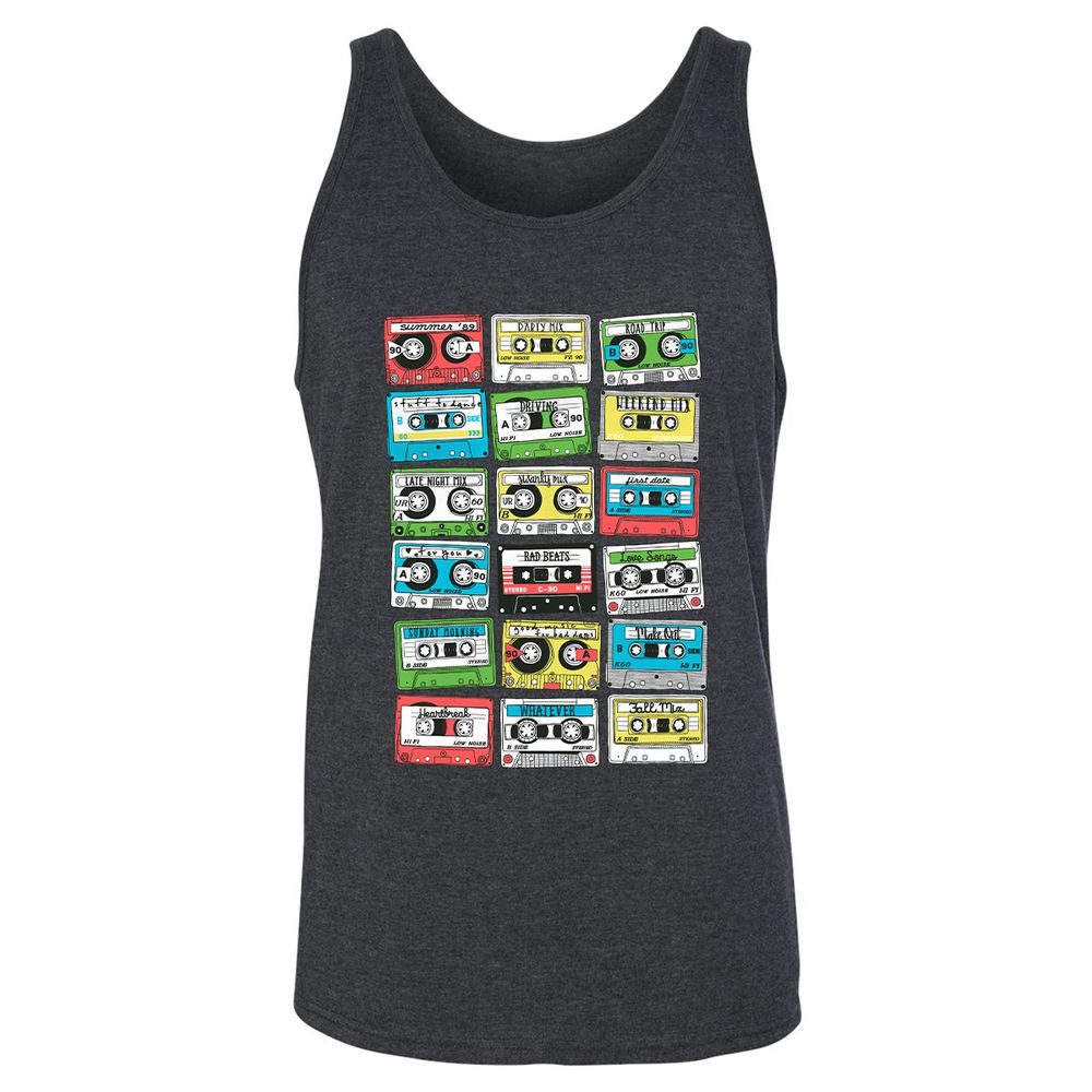 Unisex Jersey Tank - A6P5G3JW - Dark Grey Heather - 6