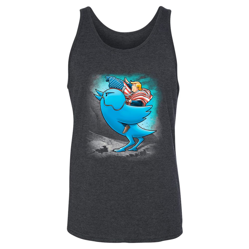 Unisex Jersey Tank - W6SG9EED - Dark Grey Heather - 6