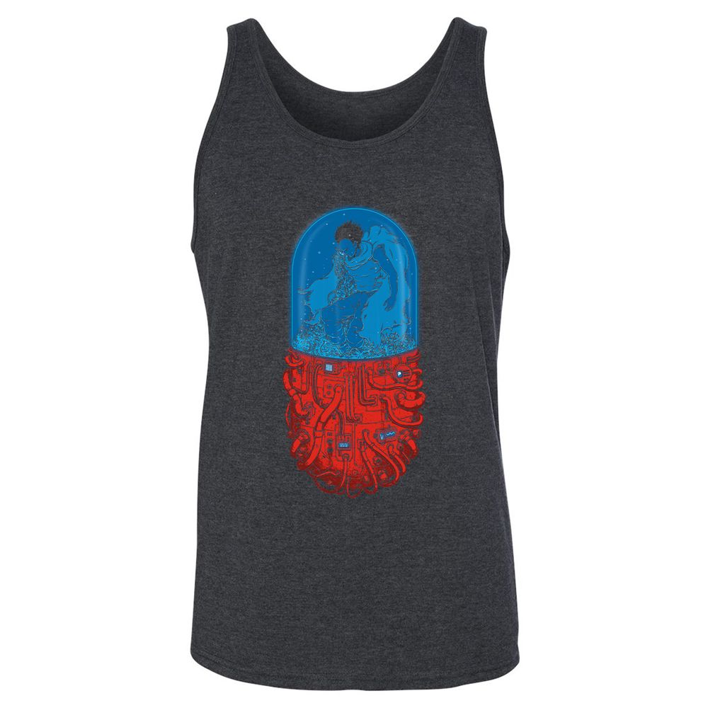 Unisex Jersey Tank - Z2N1Z2KW - Dark Grey Heather - 6