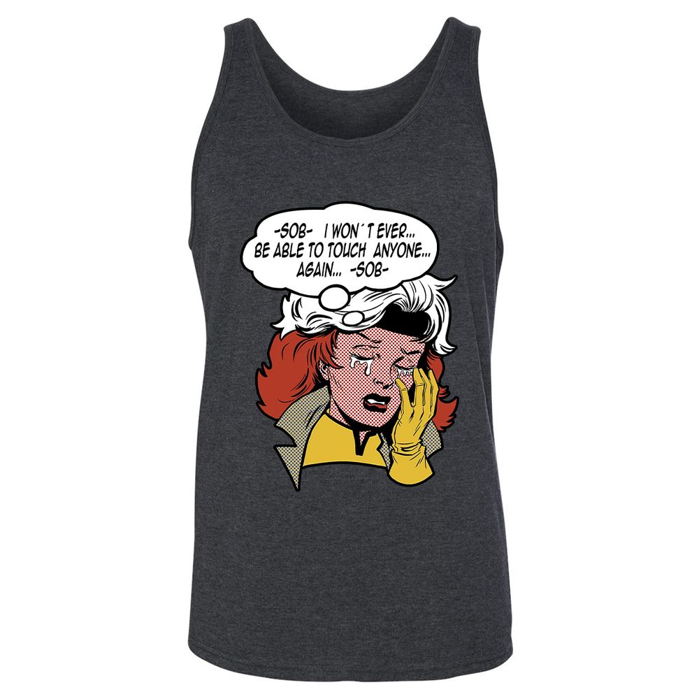 Unisex Jersey Tank - Q8T3K1LC - Dark Grey Heather - 6