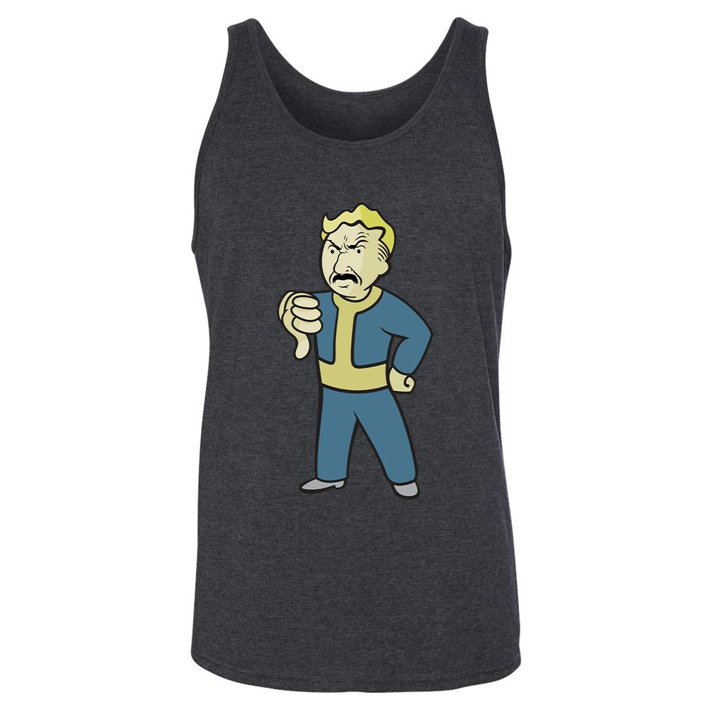 Unisex Jersey Tank - PX5XPJH8 - Dark Grey Heather - 6