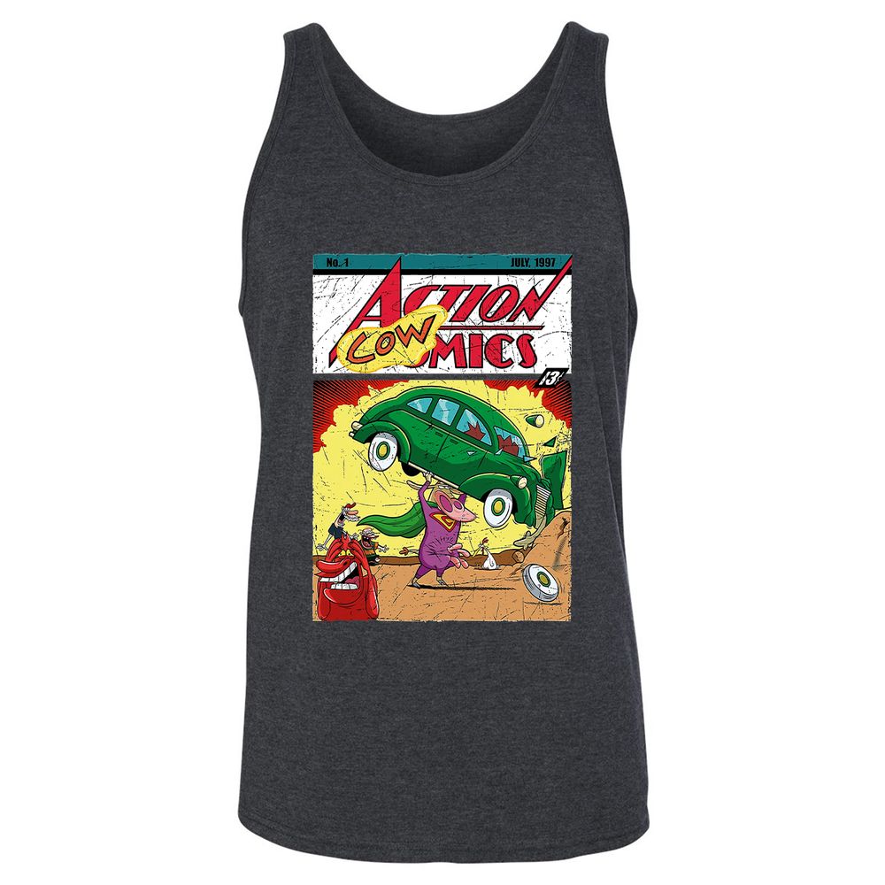 Unisex Jersey Tank - Q8Q82UKQ - Dark Grey Heather - 6
