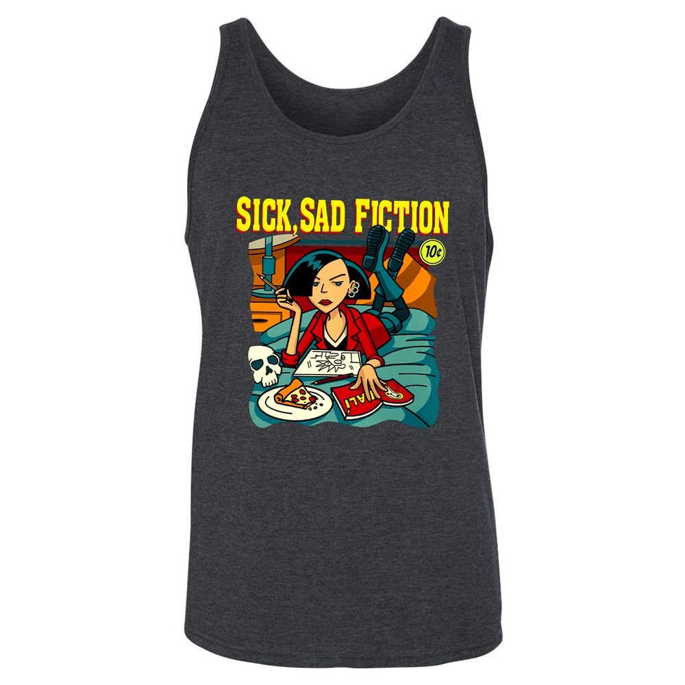 Unisex Jersey Tank - S47MKJSJ - Dark Grey Heather - 6