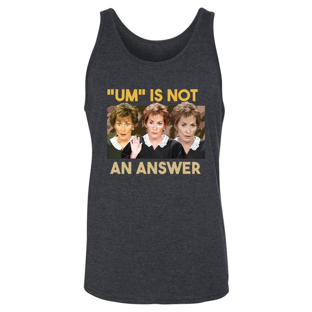 Unisex Jersey Tank - U3K9NHY8 - Dark Grey Heather - 6